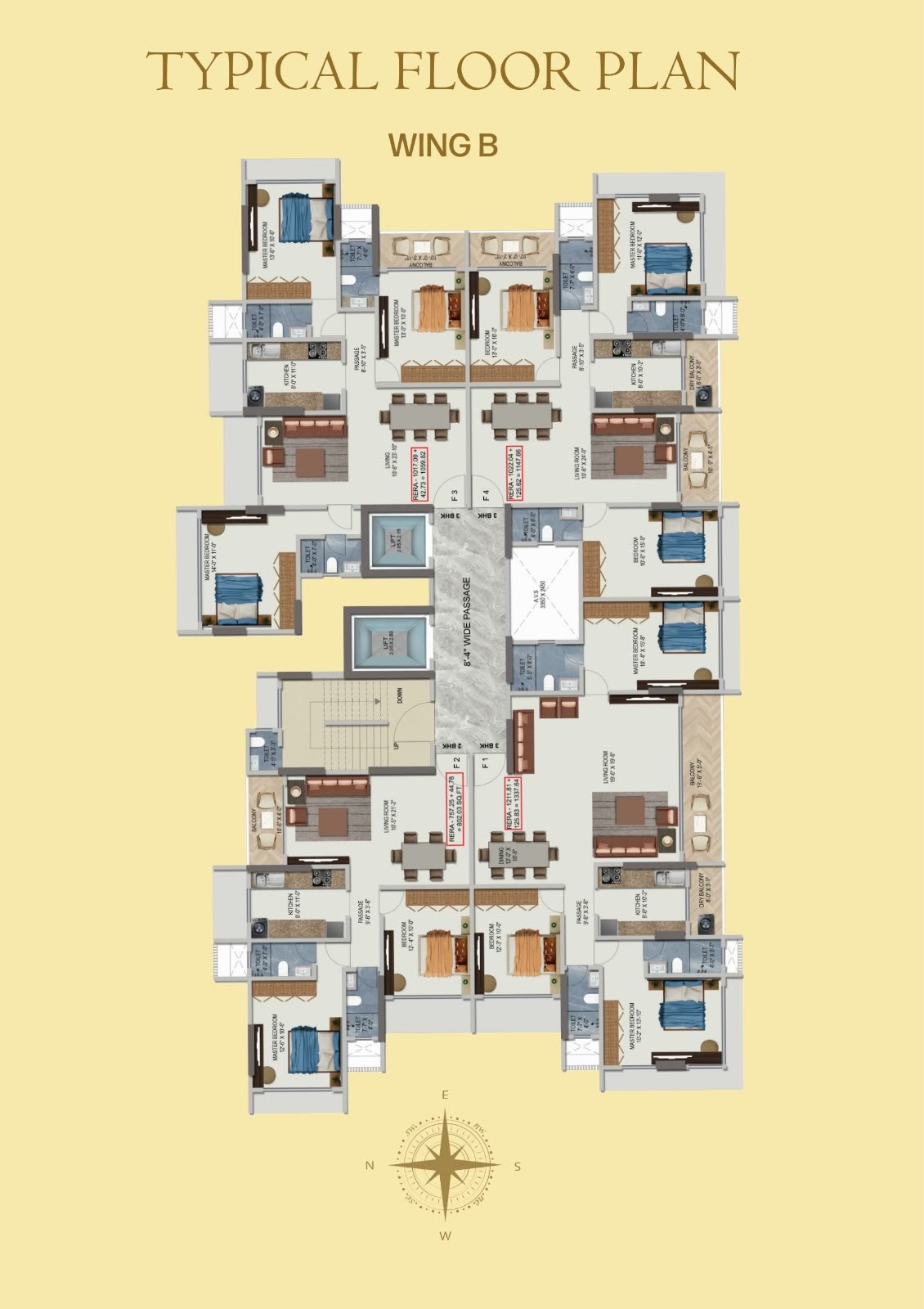 Bwing Floor Plan 103 West, Borivali West