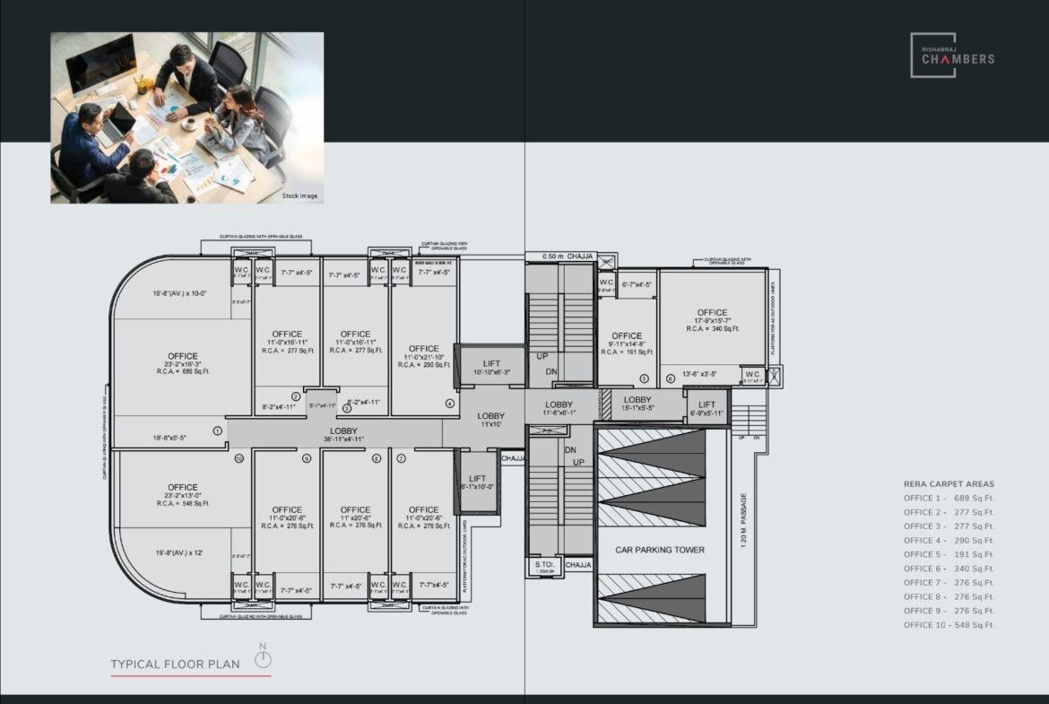 Rishabraj Chambers – Ready-to-Move Bare Shell Offices, Borivali East