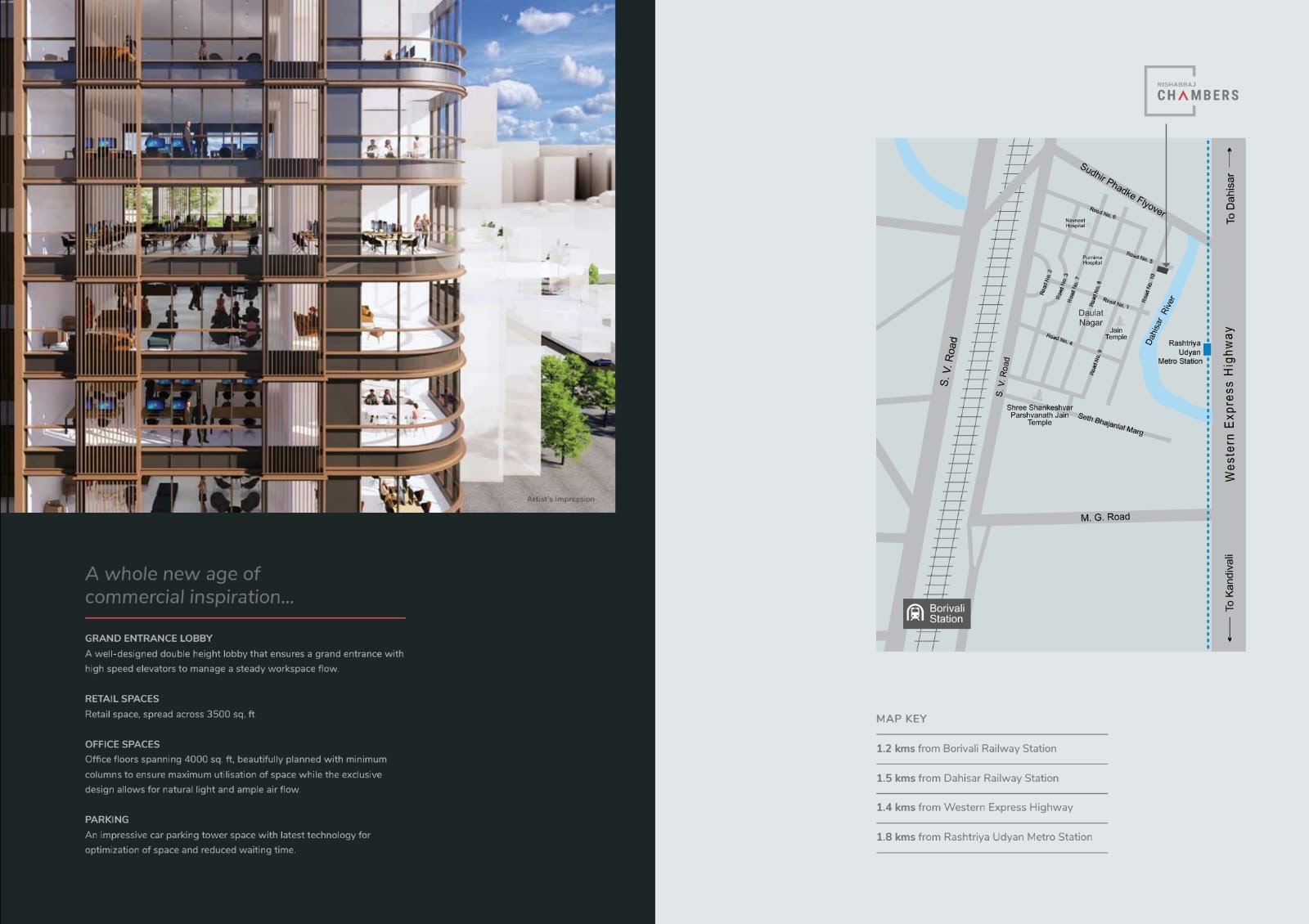 Rishabraj Chambers – Ready-to-Move Bare Shell Offices, Borivali East