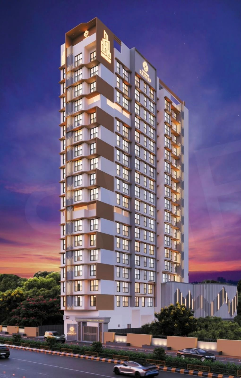 Main Image Night View SAMARPAN RAJDEEP, Borivali East