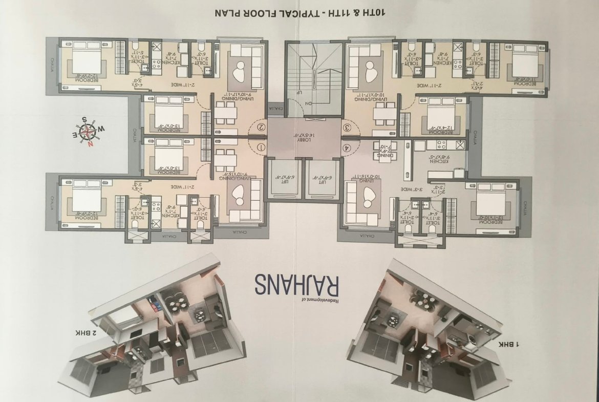 Rajhans – Dahisar East Premium 1 & 2 BHK Residence