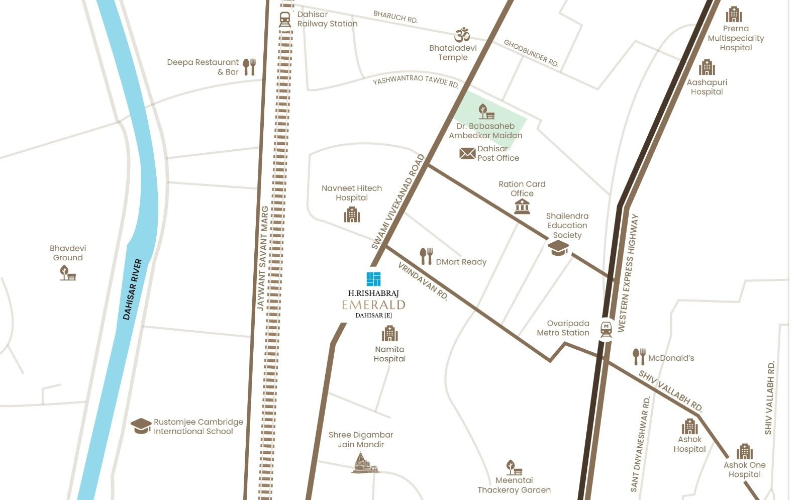 H Rishabhraj Emerald – Premium 1, 2 & 3 BHK Homes in Dahisar East