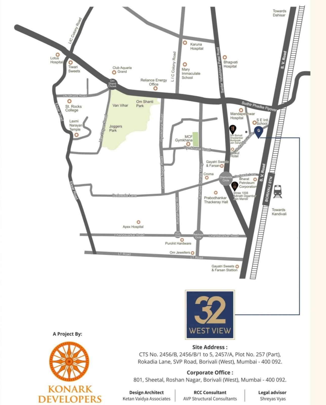 KONARK 32 WEST VIEW – BORIVALI WEST Premium 2, 3 & 4 BHK residences