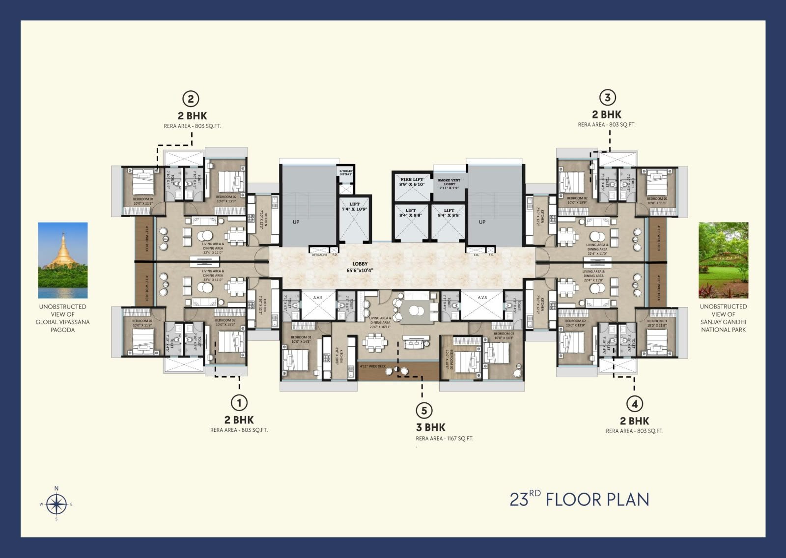 KONARK 32 WEST VIEW – BORIVALI WEST Premium 2, 3 & 4 BHK residences
