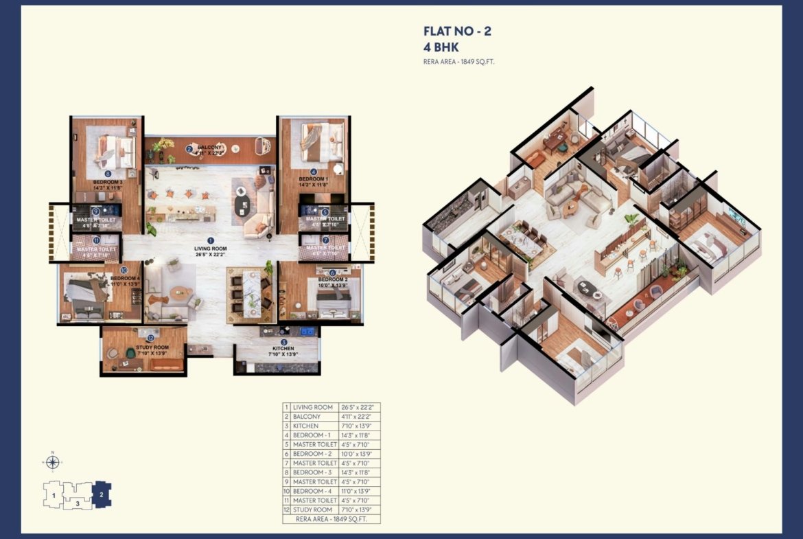 KONARK 32 WEST VIEW – BORIVALI WEST Premium 2, 3 & 4 BHK residences
