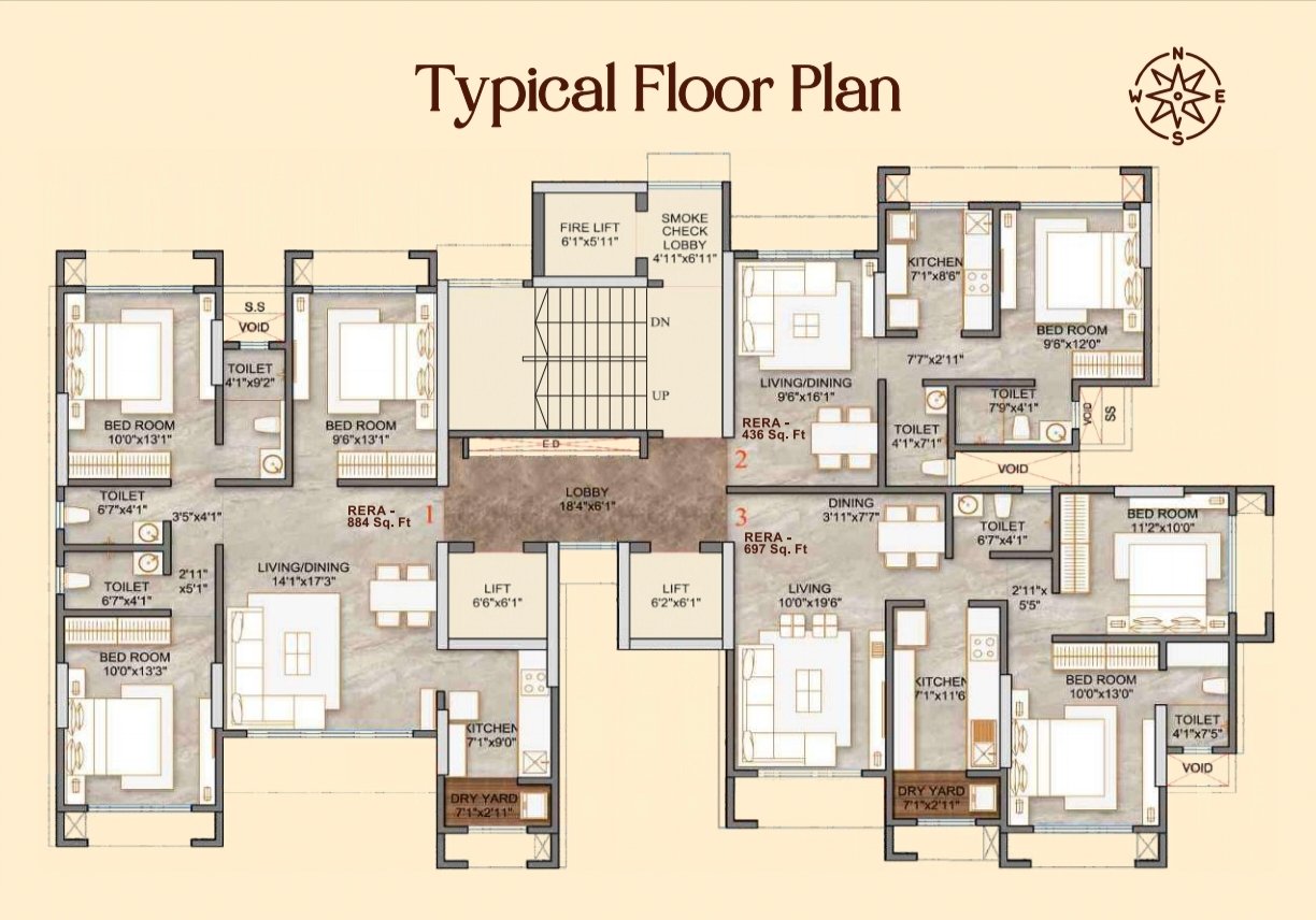 SWANAND – Exclusive Lifestyle Residences 1, 2 & 3 BHK