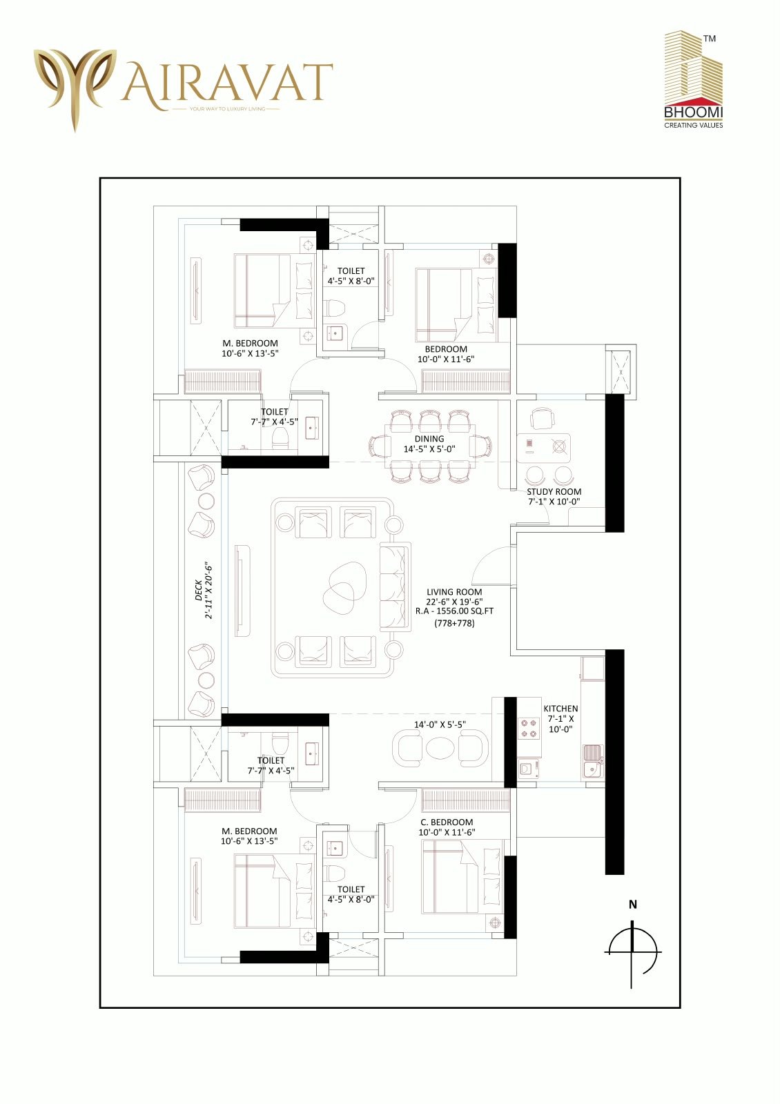 Bhoomi Airavat – The Crown of Borivali West 3 & 4 BHK residences