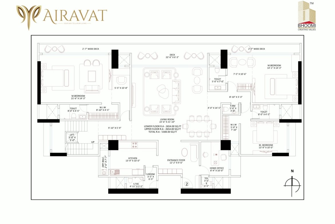 Bhoomi Airavat – The Crown of Borivali West 3 & 4 BHK residences