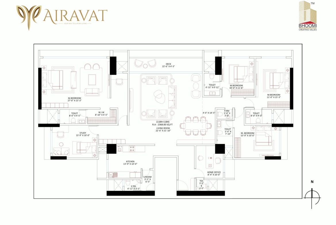 Bhoomi Airavat – The Crown of Borivali West 3 & 4 BHK residences