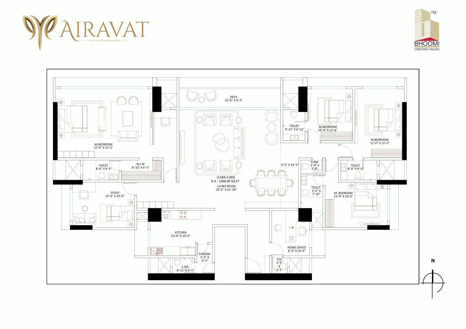 Bhoomi Airavat – The Crown of Borivali West 3 & 4 BHK residences