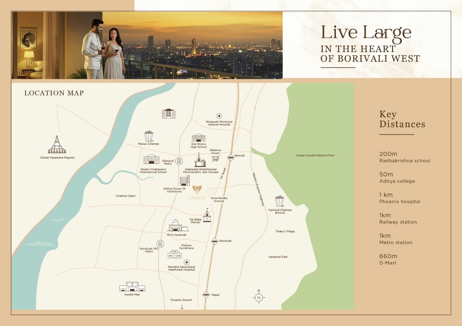 Bhoomi Airavat – The Crown of Borivali West 3 & 4 BHK residences