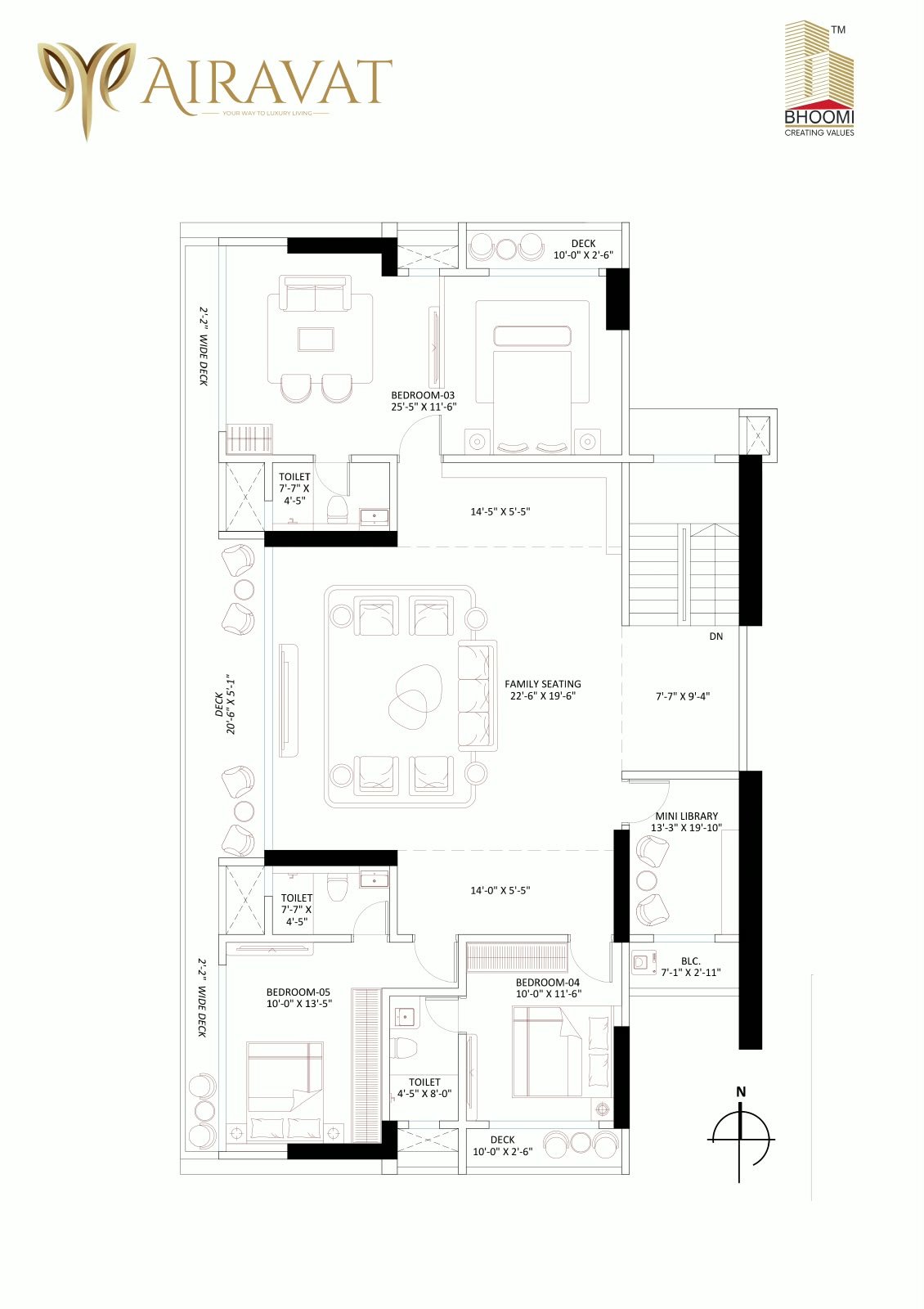 Bhoomi Airavat – The Crown of Borivali West 3 & 4 BHK residences