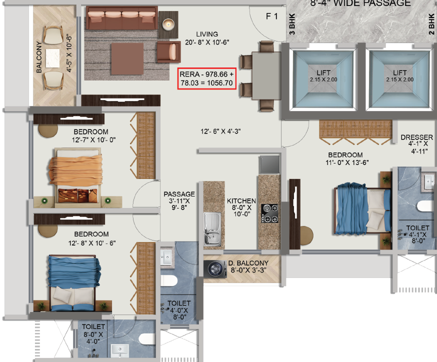 103 West, Borivali West