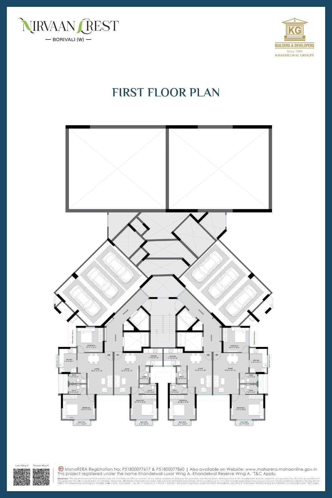 floor plan Nirvaan Crest – Borivali West
