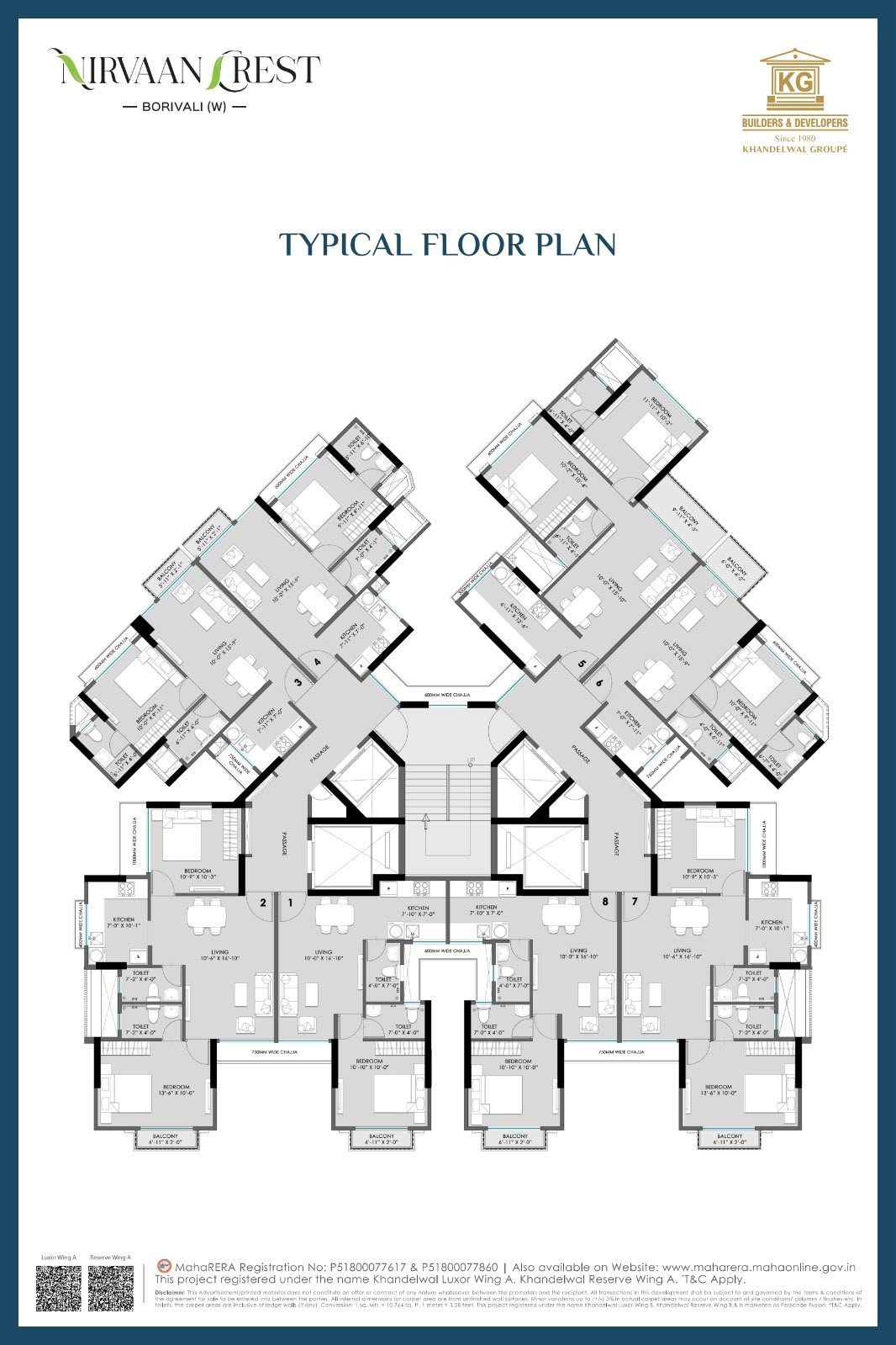 floor plan1 Nirvaan Crest – Borivali West