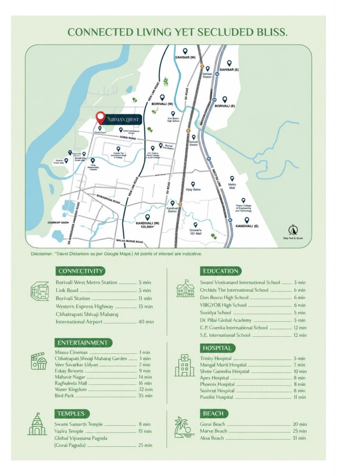 location plan Nirvaan Crest – Borivali West