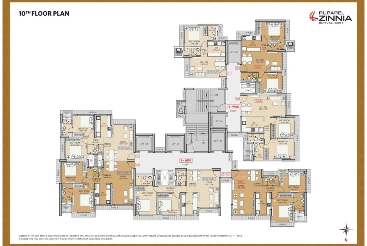 Ruparel Zinnia – Premium 2 BHK Residences in Chikoowadi, Borivali West
