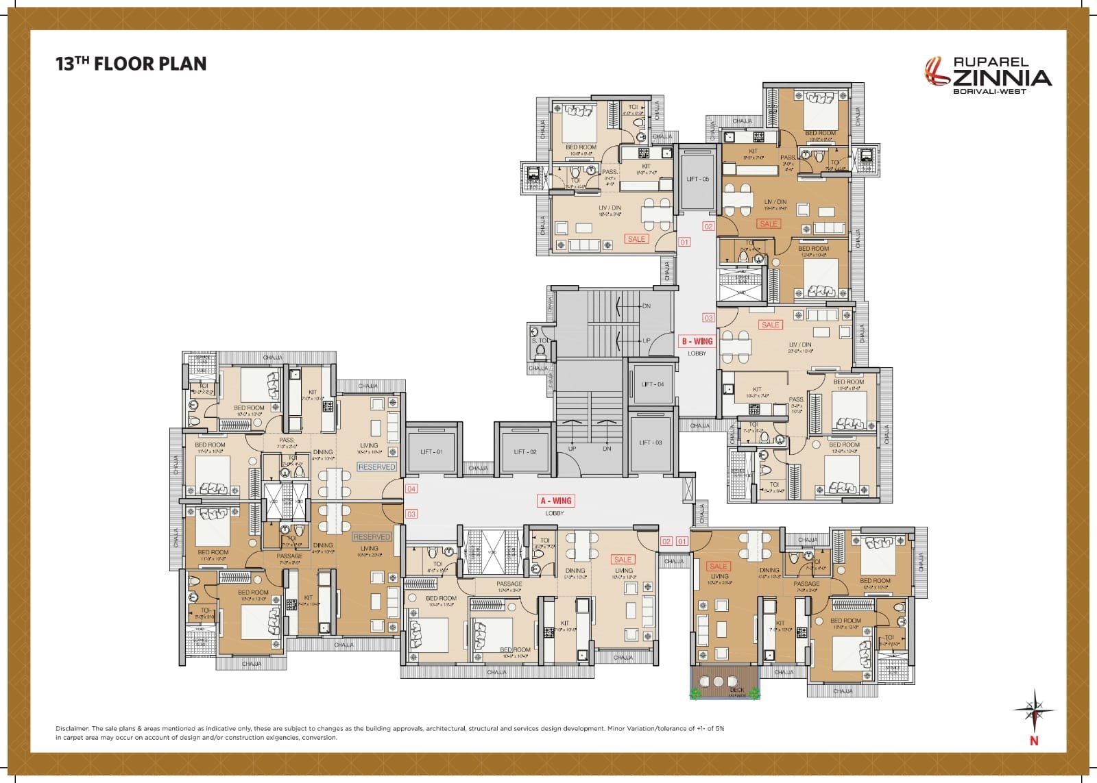 13 FP Ruparel Zinnia – Premium 2 BHK Residences in Chikoowadi, Borivali West