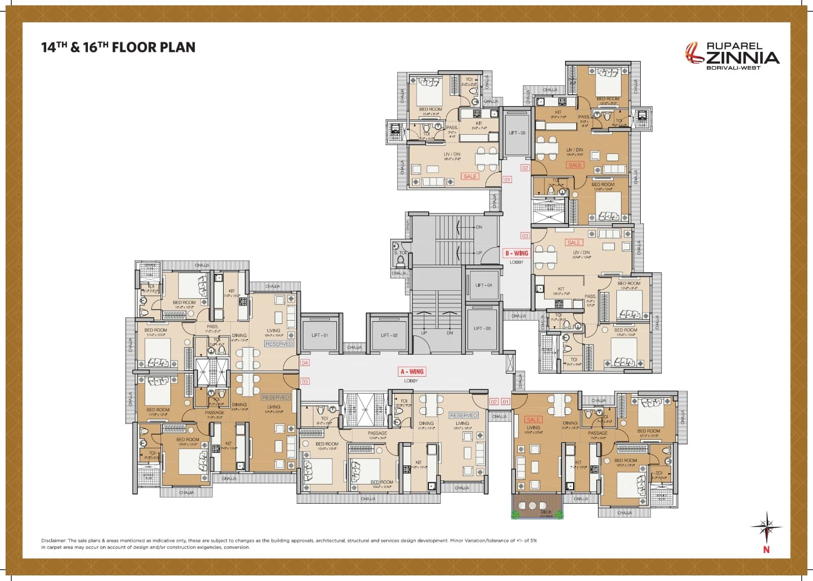 14 16 FP Ruparel Zinnia – Premium 2 BHK Residences in Chikoowadi, Borivali West