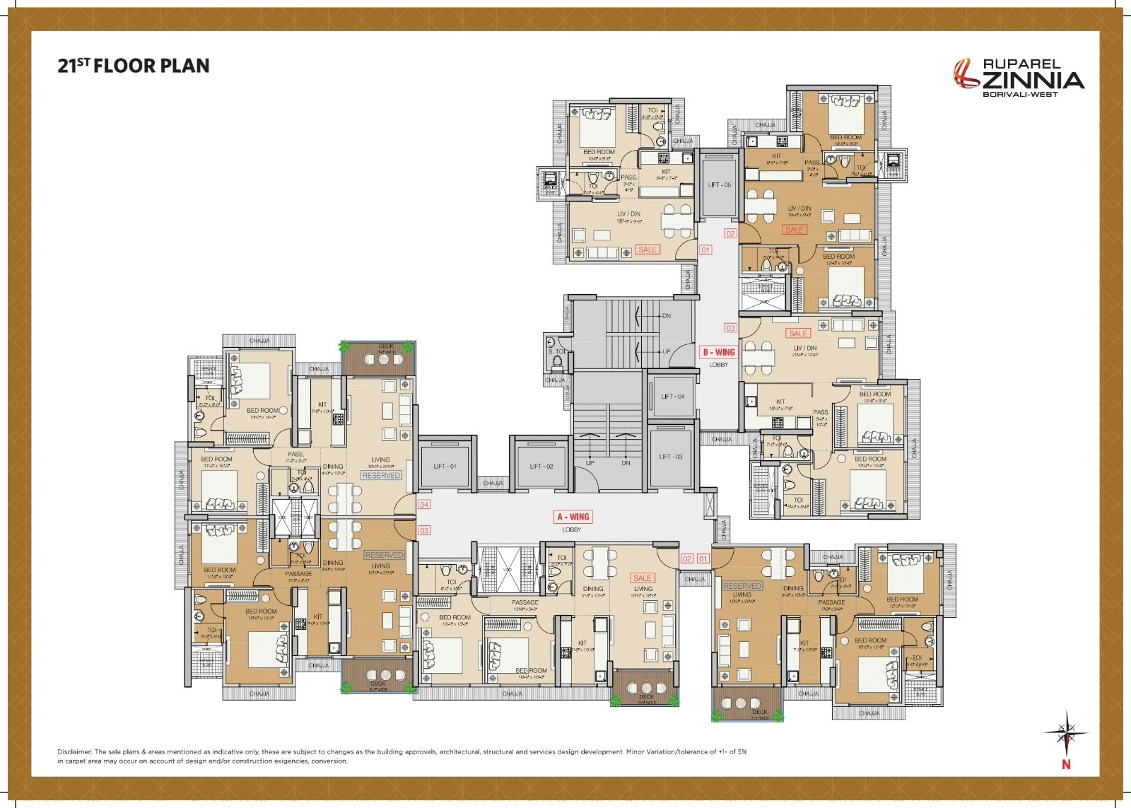 21 FP Ruparel Zinnia – Premium 2 BHK Residences in Chikoowadi, Borivali West