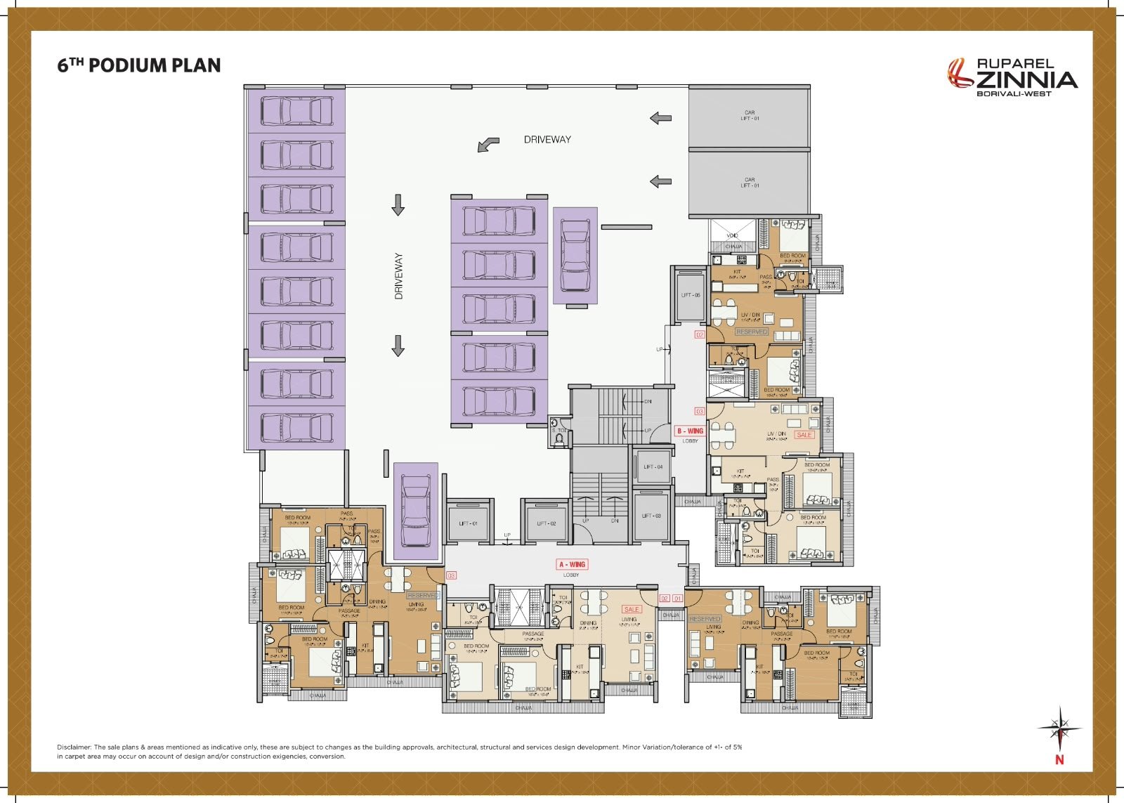 6 FP Ruparel Zinnia – Premium 2 BHK Residences in Chikoowadi, Borivali West