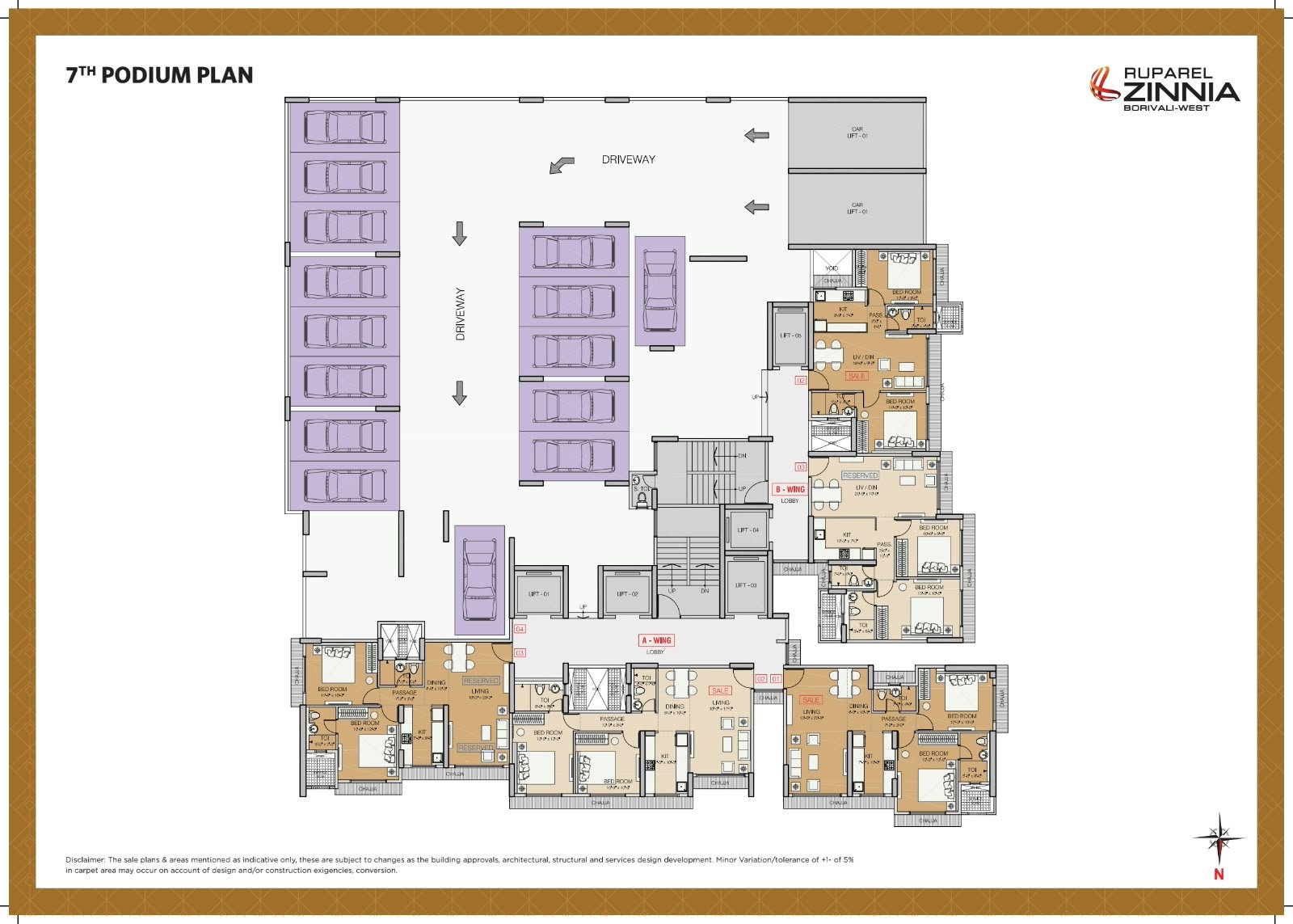 7 FP Ruparel Zinnia – Premium 2 BHK Residences in Chikoowadi, Borivali West