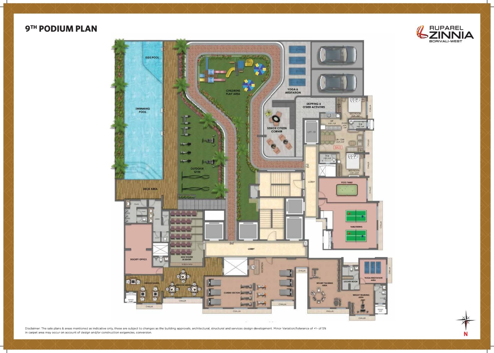 9 FP Ruparel Zinnia – Premium 2 BHK Residences in Chikoowadi, Borivali West