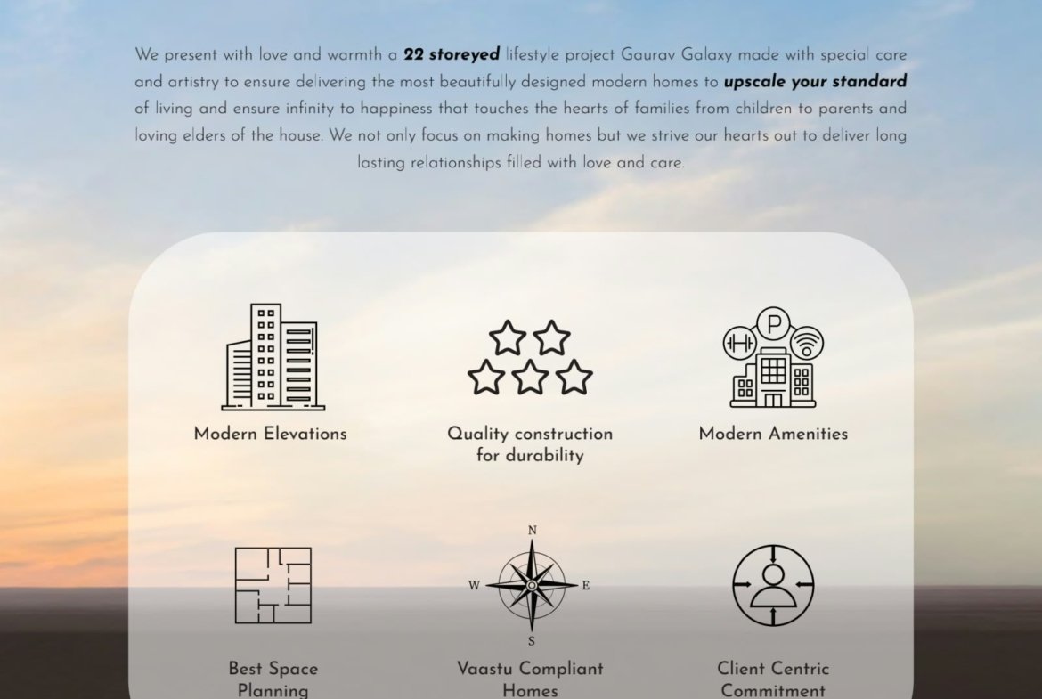 Gaurav Galaxy – Premium Residential Homes
