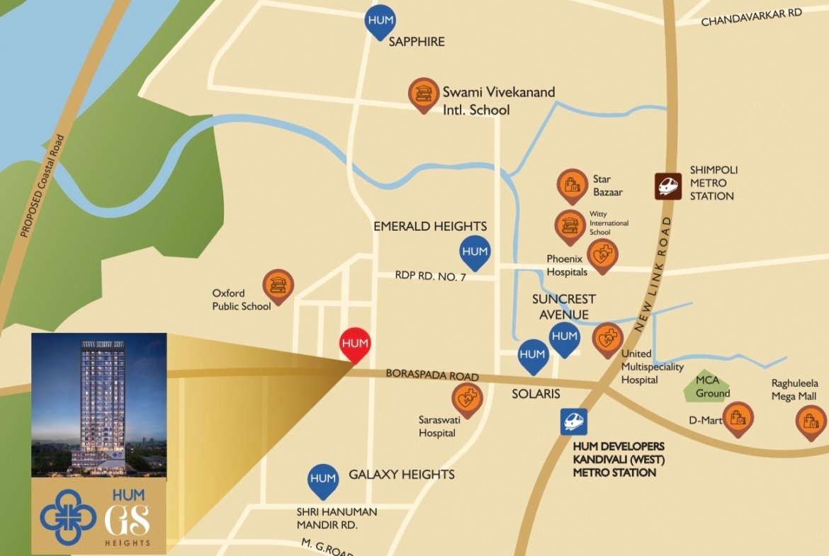  HUM GS Heights – Kandivali West | Premium Residences at Charkop