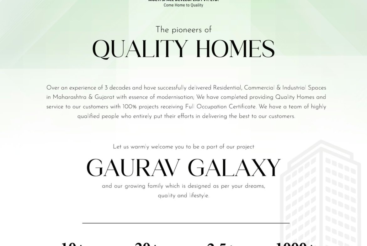 Gaurav Galaxy – Premium Residential Homes