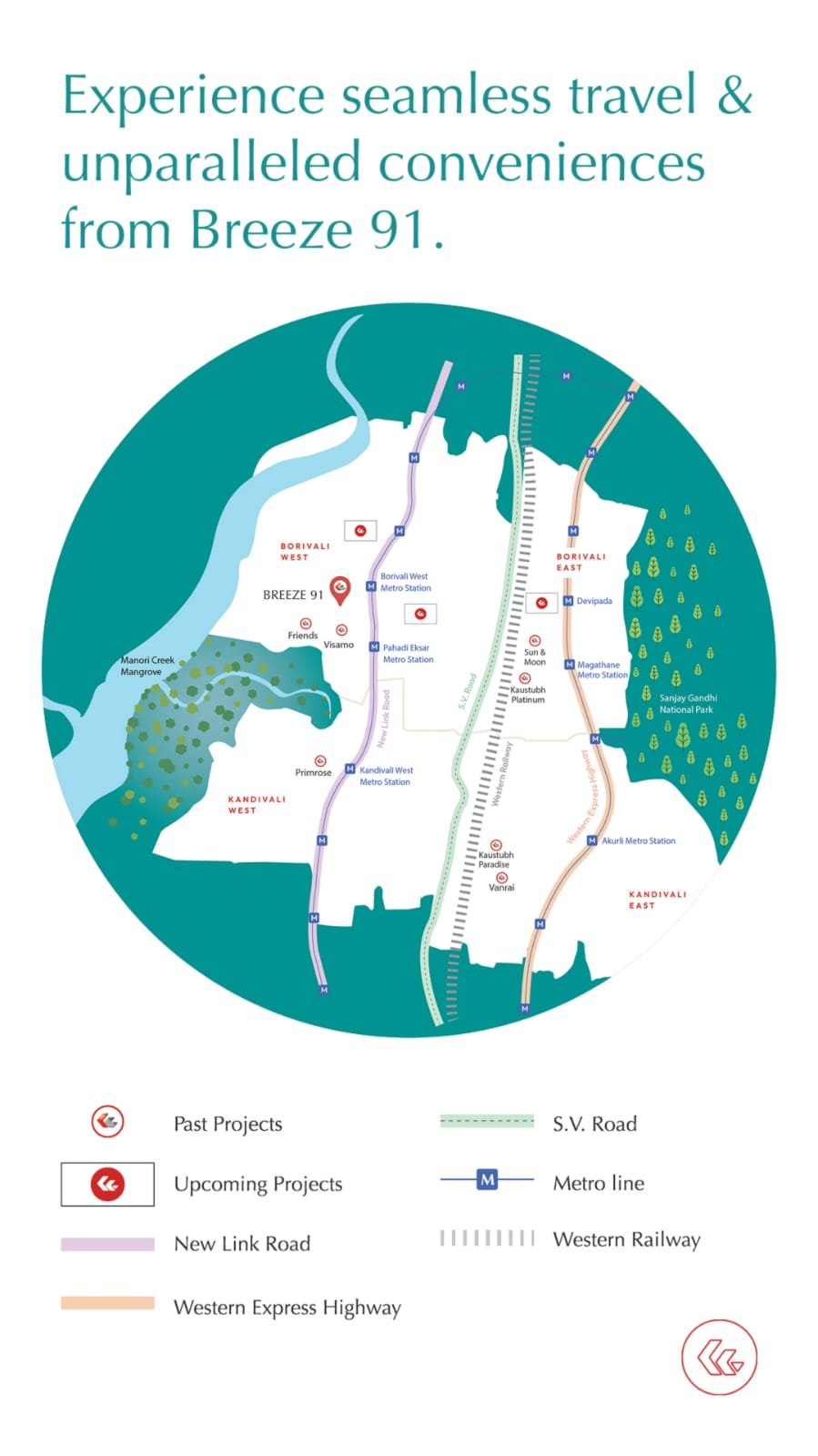 Kaustubh Breeze 91 – Luxury 2 & 3 BHK Flats for Sale in Borivali West, Mumbai