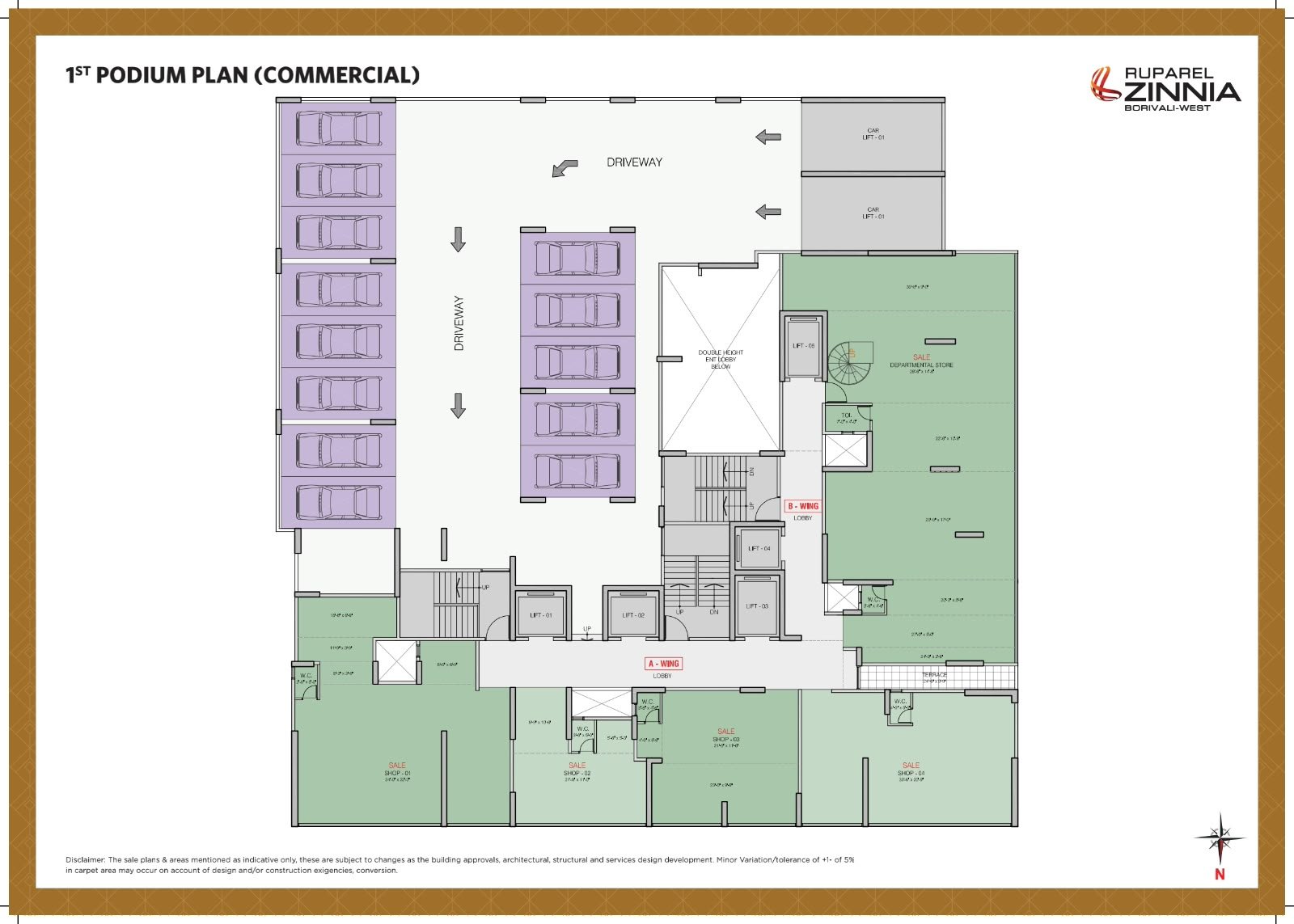 PODIUM FP Ruparel Zinnia – Premium 2 BHK Residences in Chikoowadi, Borivali West