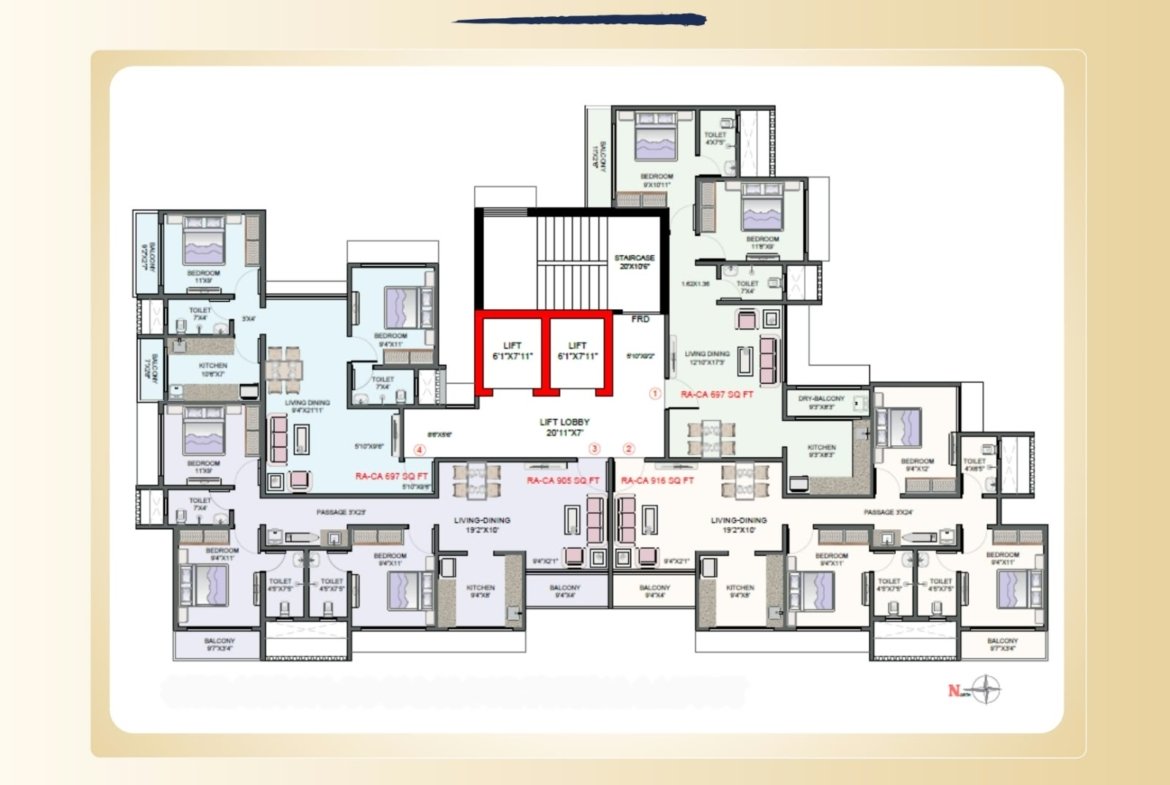 Skylark Heights – Premium 22-Storey Homes at Borivali West, Gorai